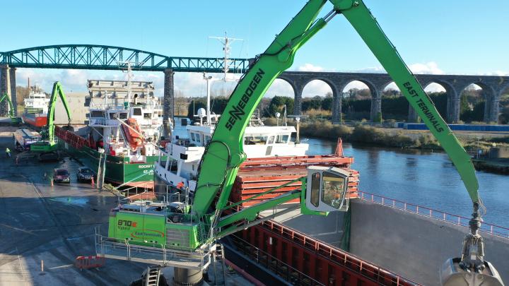 A machine at Drogheda Port 