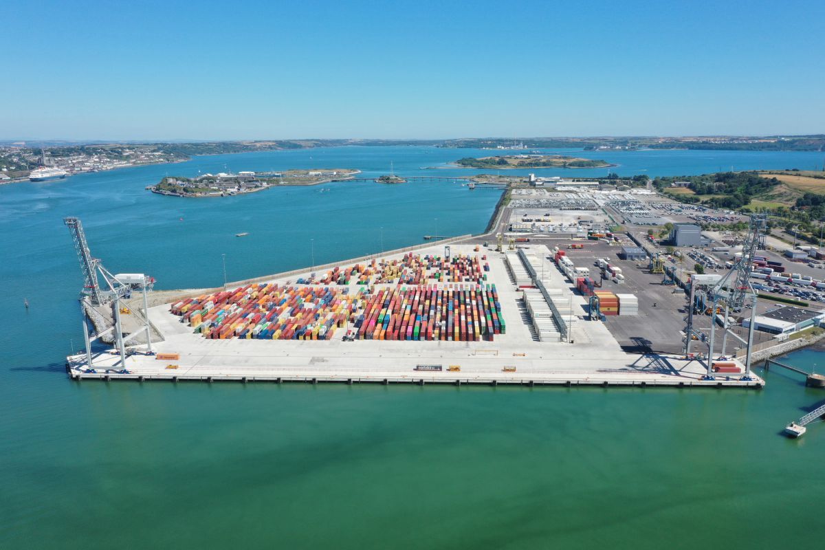 Port of Cork Company - Cork Container view from above
