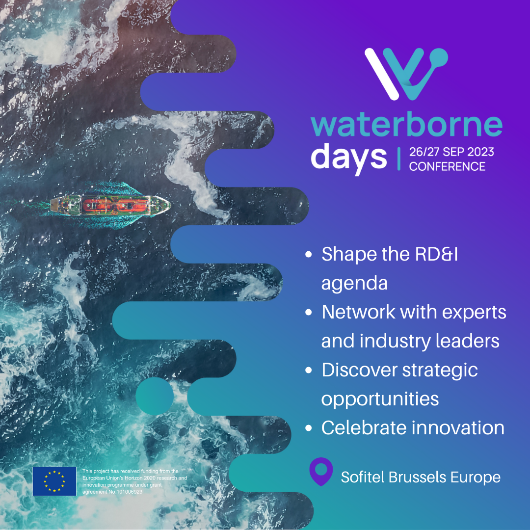 A promotional graphic for the Waterborne Days event