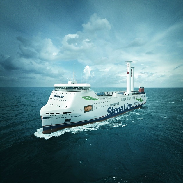Stena Line to Install Norsepower Rotor Sails on New Methanol Hybrid RoRo Vessel