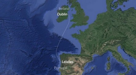 Dublin Leixões Route Map