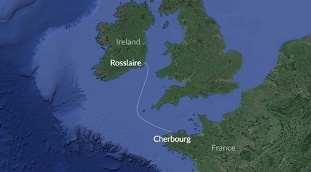 Rosslaire Cherbourg Route Map