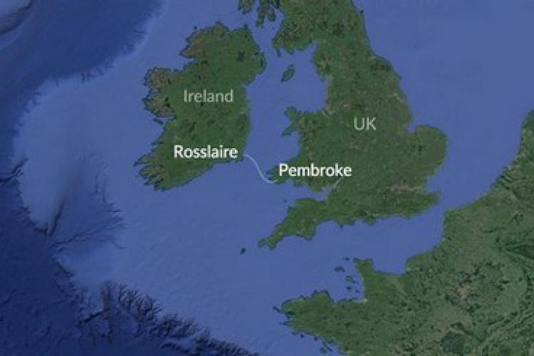 Rosslaire, Pembroke, Wales Route Map