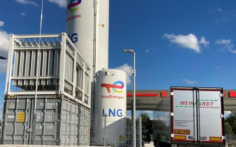 Total Energies LNG fueling station