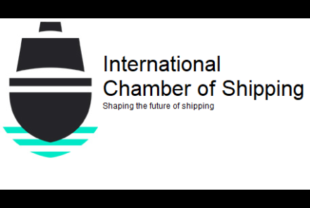 ICS International Chamber of Shipping logo and tagline