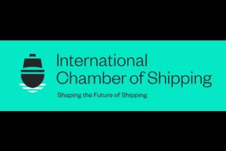 ICS International Chamber of Shipping logo and tagline