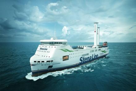 Stena Line to Install Norsepower Rotor Sails on New Methanol Hybrid RoRo Vessel