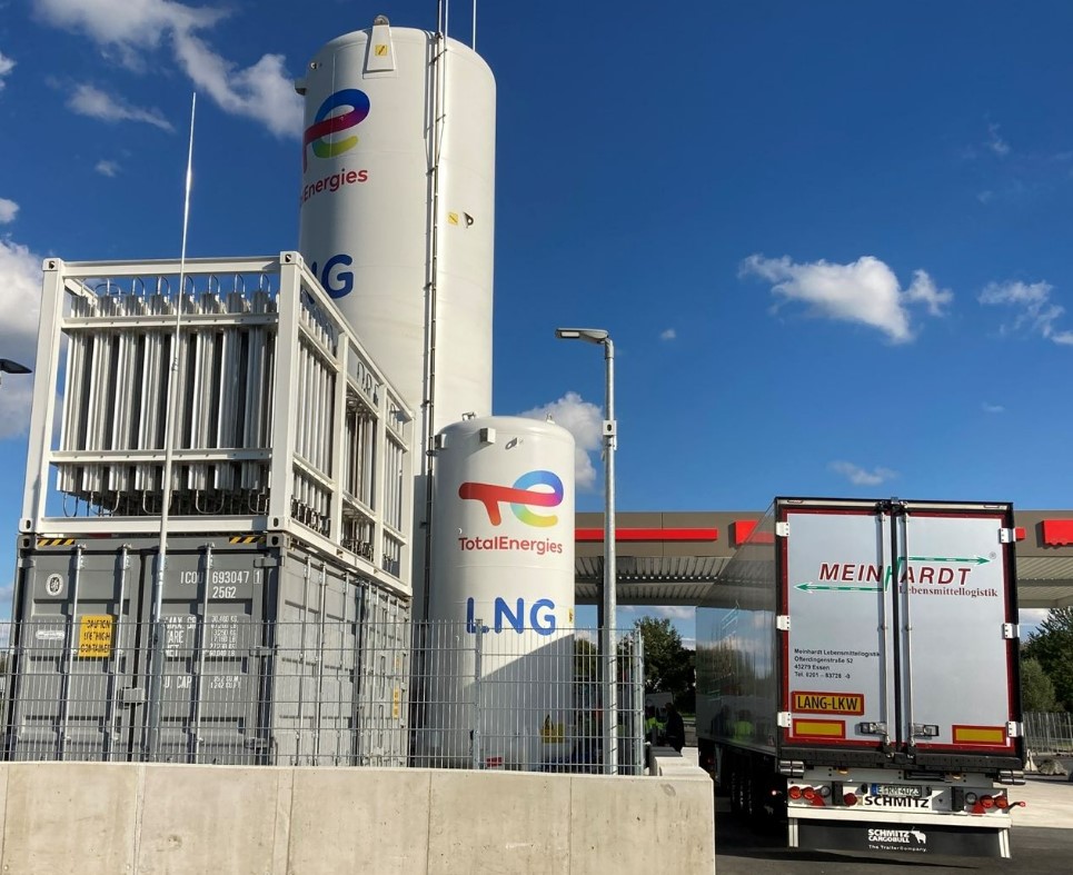 Total Energies LNG fueling station